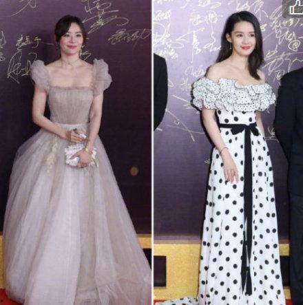 明星冬天走红毯,明星走红毯的时尚对决